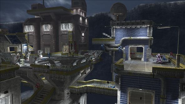 Blackout is a re-make of the original Halo 2 map Lockout.